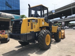 ขาย รถตัก รุ่นใหม่ 1.5 คิว มือสองญี่ปุ่น 🇯🇵 KOMATSU WA100-7 รถไม่เคยใช้งานในไทย ☎ ครีม 065-88-444-00 | Line id: @sangenjp | www.nmcjapan.com