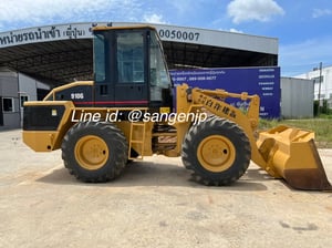 ขาย รถตัก 1.5 คิว เอวอ่อน มือสองญี่ปุ่น CAT 910G 🇯🇵 ขนาดเทียบเท่า WA100 รถไม่เคยใช้งานในไทย ☎ เอิร์ธ 089-005-0007, 065-88-444-00 | Line id: @sangenjp | www.sangenjp.com