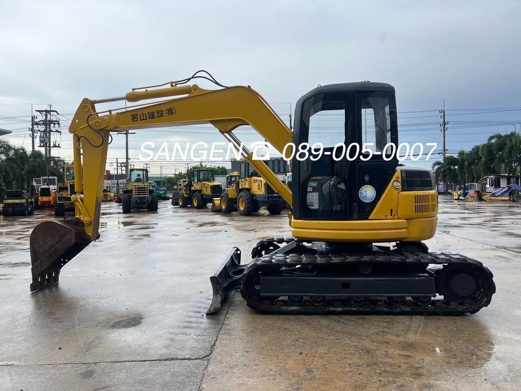 ขาย รถแบคโฮ มือสองญี่ปุ่น KOMATSU PC75US 🇯🇵 รถไม่เคยใช้งานในไทย ☎ เอิร์ธ 089-005-0007, 065-88-444-00 | Line id: @sangenjp | www.sangenjp.com