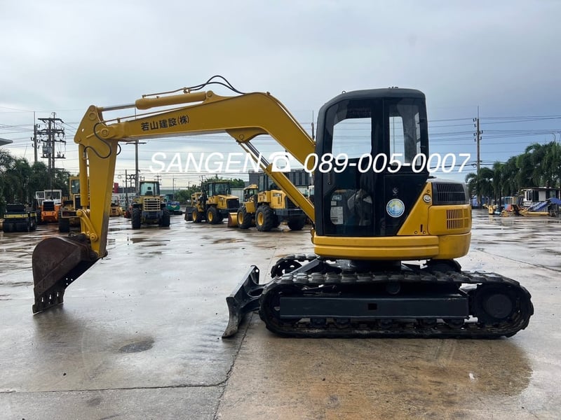 ขาย รถแบคโฮ มือสองญี่ปุ่น KOMATSU PC75US 🇯🇵 รถไม่เคยใช้งานในไทย ☎ เอิร์ธ 089-005-0007, 065-88-444-00 | Line id: @sangenjp | www.sangenjp.com