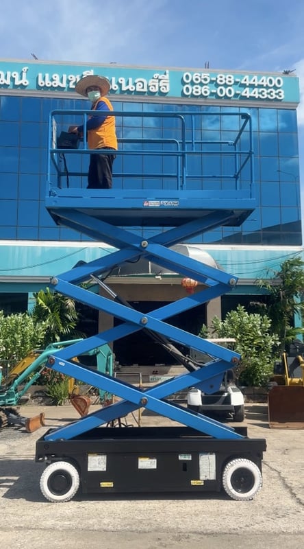 ขาย X-LIFT รถลิฟ รถกระเช้า มือสองจากญี่ปุ่น ยกสูง 6 เมตร AICHI SV06B 🇯🇵 ไม่เคยใช้งานในไทย ☎ ครีม 065-88-444-00 | Line id: @sangenjp | www.sangenjp.com