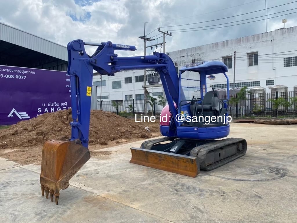 ขาย รถขุด ขนาด 5 ตัน มือสองจากญี่ปุ่น KOMATSU PC58UU-3 🇯🇵 รถไม่เคยใช้งานในไทย ☎ เอิร์ธ 089-005-0007, 065-88-444-00 | Line id: @sangenjp | www.sangenjp.com