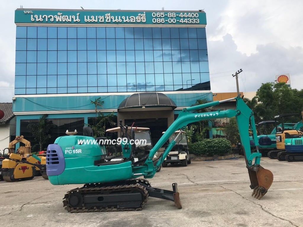 ขาย รถแบคโฮจิ๋ว ขึ้นรถกระบะได้ มือสองญี่ปุ่น 🇯🇵 KOMATSU PC15R-8 รถไม่เคยใช้งานในไทย ☎ ครีม 065-88-444-00 | Line id: @sangenjp | www.sangenjp.com