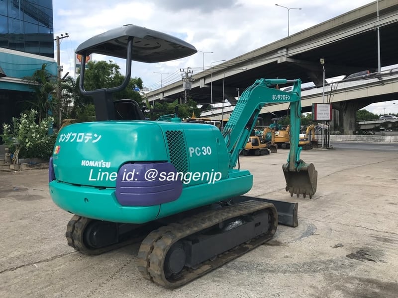 ขาย รถแบคโคร มือสองจากญี่ปุ่น KOMATSU PC30-7 🇯🇵 รถไม่เคยใช้งานในไทย ☎ ครีม 065-88-444-00 | Line id: @sangenjp | www.nmcjapan.com