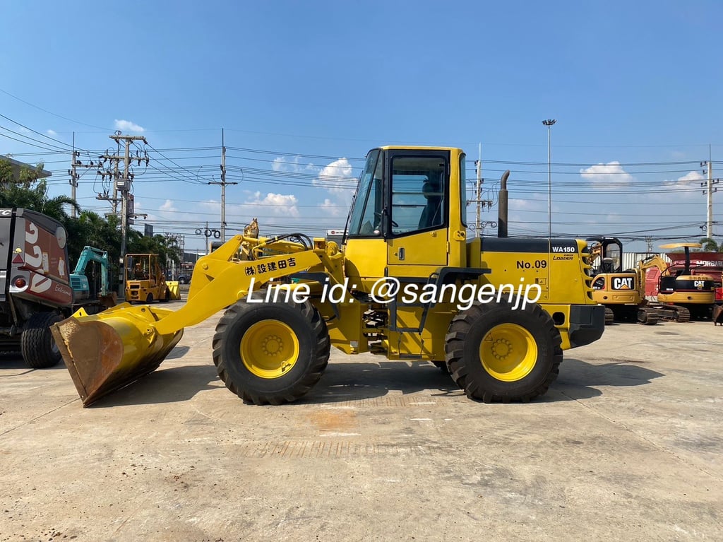 ขาย รถตัก ปุ้งกี๋ 1.5 คิว มือสองญี่ปุ่น KOMATSU WA150-3 🇯🇵 รถไม่เคยใช้งานในไทย ☎ เอิร์ธ 089-005-0007, 065-88-444-00 | Line id: @sangenjp | www.sangenjp.com ขาย รถตัก ปุ้งกี๋ 1.5 คิว มือสองญี่ปุ่น KOMATSU WA150-3 🇯🇵 รถไม่เคยใช้งานในไทย ☎ เอิร์ธ 089-005-0007, 065-88-444-00 | Line id: @sangenjp | www.sangenjp.com