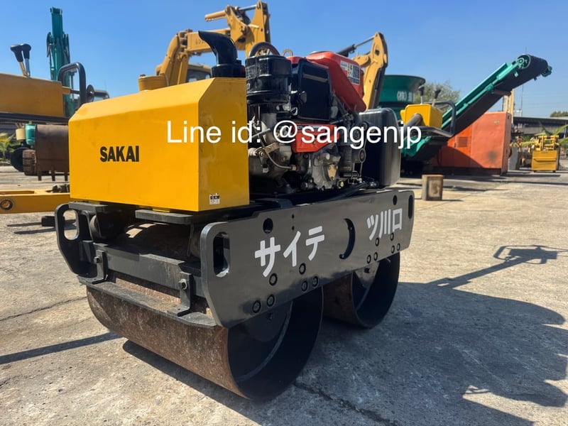 ขาย รถบดเดินตาม สตารท์กุญแจ มือสองญี่ปุ่น 🇯🇵 สั่นแรงมาก⚡ รถไม่เคยใช้งานในไทย ☎ ครีม 065-88-444-00 | Line id: @sangenjp | www.nmcjapan.com