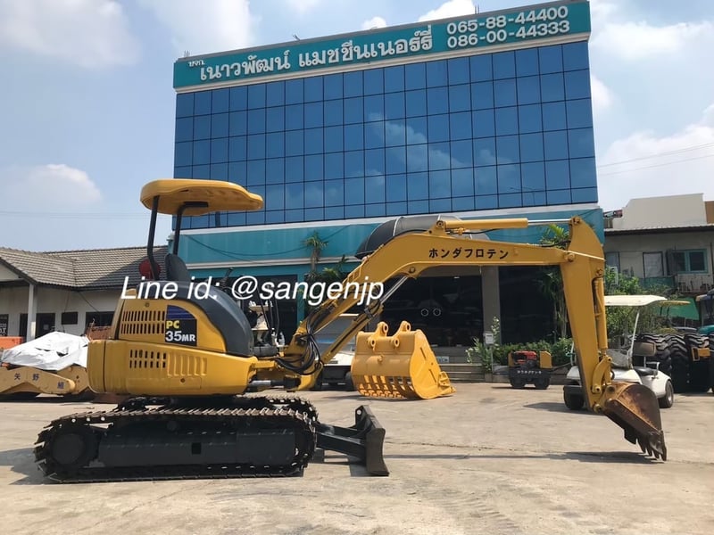 ขาย รถแบ็คโฮ มือสองจากญี่ปุ่น KOMATSU PC35MR-1 🇯🇵 รถไม่เคยใช้งานในไทย ☎ ครีม 065-88-444-00 | Line id: @sangenjp | www.nmcjapan.com
