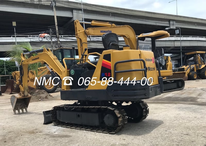 ขาย รถแบ๊คโฮจิ๋ว ขึ้นรถกระบะได้ YANMAR B12 🇯🇵 รถมือสองญี่ปุ่น ไม่เคยใช้งานในไทย ☎ ครีม 065-88-444-00 | Line id: @sangenjp | www.nmcjapan.com