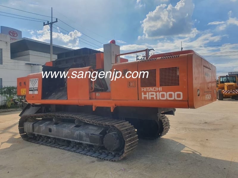 ขาย รถโม่หินโมบาย เครื่องย่อยหินเคลื่อนที่ มือสองจากญี่ปุ่น HITACHI HR1000 🇯🇵 รถไม่เคยใช้งานในไทย ☎ เอิร์ธ 089-005-0007, 065-88-444-00 | Line id: @sangenjp | www.sangenjp.com