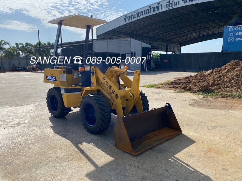 ขาย รถตัก เอวอ่อน มือสองญี่ปุ่น KOMATSU WA20-1 🇯🇵 รถไม่เคยใช้งานในไทย ☎ เอิร์ธ 089-005-0007, 065-88-444-00 | Line id: @sangenjp | www.sangenjp.com