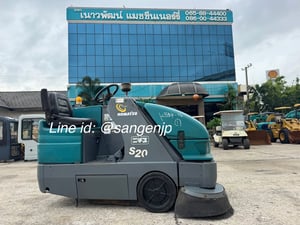 ขาย รถกวาดถนนแบบนั่งขับ มือสองญี่ปุ่น S20 สภาพสวย ชั่วโมงน้อย 🇯🇵 รถไม่เคยใช้งานในไทย ☎ ครีม 065-88-444-00 | Line id: @sangenjp | www.sangenjp.com