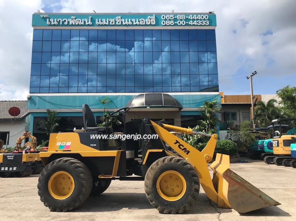 ขาย รถตักล้อยาง เอวอ่อน 1คิว มือสองญี่ปุ่น 🇯🇵 TCM 808 รถไม่เคยใช้งานในไทย ☎ ครีม 065-8844400 | Line id: @sangenjp | www.nmcjapan.com ขาย รถตักล้อยาง เอวอ่อน 1คิว มือสองญี่ปุ่น 🇯🇵 TCM 808 รถไม่เคยใช้งานในไทย ☎ ครีม 065-8844400 | Line id: @sangenjp | www.nmcjapan.com