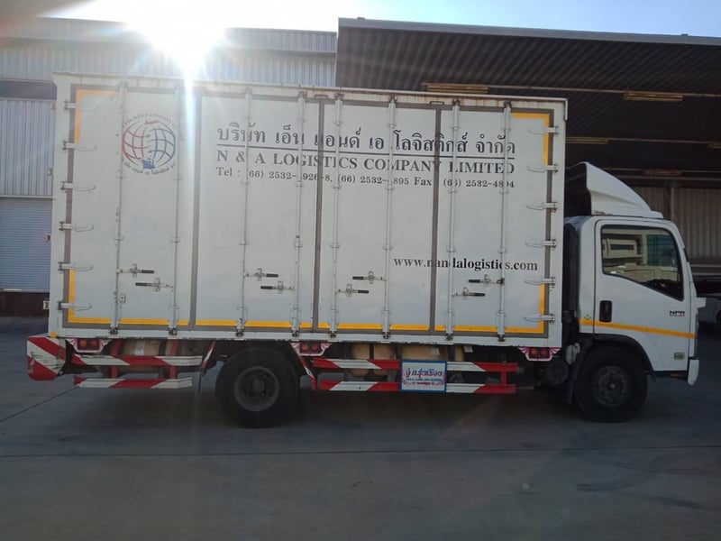 ISUZU NPR รถบรรทุก 6ล้อ ตู้แห้ง ปี2013