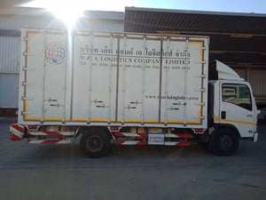 ISUZU NPR รถบรรทุก 6ล้อ ตู้แห้ง ปี2013