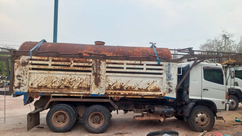 HINO FM 344แรงม้า รถบรรทุก 10ล้อ พ่วงแม่ลูก ปี2013