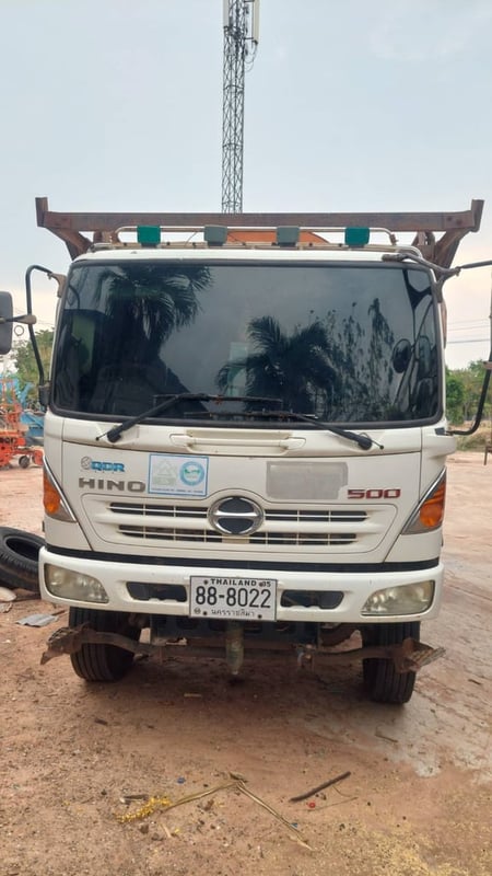 HINO FM 344แรงม้า รถบรรทุก 10ล้อ พ่วงแม่ลูก ปี2013