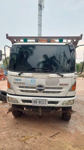 HINO FM 344แรงม้า รถบรรทุก 10ล้อ พ่วงแม่ลูก ปี2013