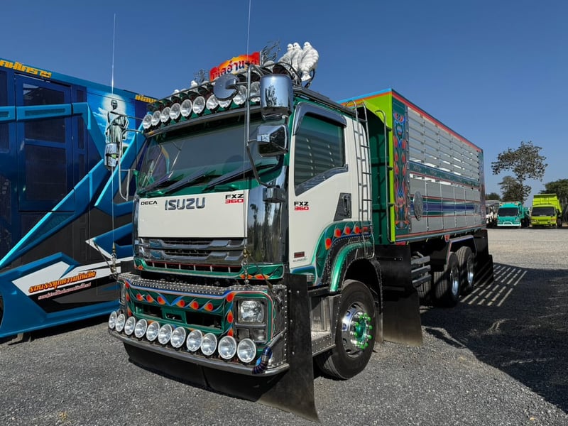 ISUZU FXZ 360แรงม้า รถบรรทุก 10ล้อ ดั้มพ์ ปี2018 เลขไมล์น้อยกว่า 500,000 กม.