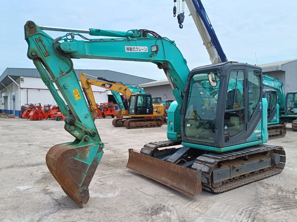 KOBELCO SK75SR-3 # YT07 มือสองญี่ปุ่น เก่ง เอ็นดีที 0859049669