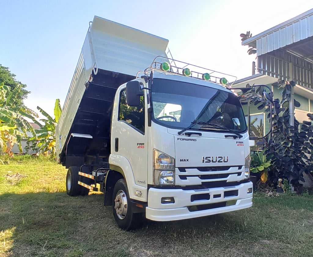 ISUZU FRR 210 แรง ดั๊มปี 64สวย มือเดียวป้ายแดง ISUZU FRR 210 แรง ดั๊มปี 64สวย มือเดียวป้ายแดง