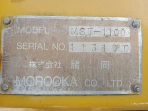 MOROOKA รุ่น MST 1100 รถดั๊มตีนตะขาบ MOROOKA รุ่น MST 1100 รถดั๊มตีนตะขาบ