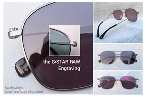 แว่นตายุโรเปียนคราฟท์โดยช่างฝีมือชาวดัตช์ จี–สตาร์ รอว์ G–STAR RAW ตัวแท้ มือหนึ่ง สต็อกเก่าทศวรรษ 2000 ผลงานของศิลปินจากอัมสเตอร์ดัม โจส ฟอน ทิลเบิร์ก–Jos Van Tilburg เลนส์โพลีคาร์บอเนท ออริจินัล จี–สตาร์ รอว์ สีเทาทหาร เท่มาก น.น.24g ขนาดมาตรฐาน–Standard One Size 142mm สวมใส่ได้ทุกขนาดใบหน้า