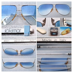 1 ในตำนานความยิ่งใหญ่ของแว่นตาฝรั่งเศสศตวรรษที่ 20 โซลอามอร์–SOL AMOR มือหนึ่ง สต็อกเก่าทศวรรษ 1980 โมเดลหยดน้ำตา–นักบิน–คานสไตลิช 2 ชั้น เลนส์โพลีคาร์บอเนตกันแดด สีฟ้าฝรั่งเศส–French Blue ป้องกัน UV100% น.น.เบาพิเศษ 25g ขนาดมาตรฐาน–ใหญ่ 145mm 1 ในตำนานความยิ่งใหญ่ของแว่นตาฝรั่งเศสศตวรรษที่ 20 โซลอามอร์–SOL AMOR มือหนึ่ง สต็อกเก่าทศวรรษ 1980 โมเดลหยดน้ำตา–นักบิน–คานสไตลิช 2 ชั้น เลนส์โพลีคาร์บอเนตกันแดด สีฟ้าฝรั่งเศส–French Blue ป้องกัน UV100% น.น.เบาพิเศษ 25g ขนาดมาตรฐาน–ใหญ่ 145mm