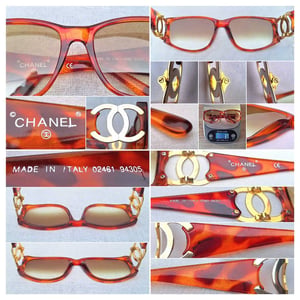 ที่สุดแห่งแว่นตาลักซ์ชัวรีแบรนด์ฝรั่งเศสแถวหน้าของโลก ชาแนล–CHANEL รุ่นหายาก 02461 94305 ตัวแท้ ! สภาพเทพ เก่าเก็บทศวรรษ 1990 กรอบวัสดุอะซีเทต–อนุพันธุ์เส้นใยพืช–ลายกระ–โปร่งแสง เลนส์โพลีคาร์บอเนตกันแดด สีเขียวมะกอก–ไล่ระดับ น.น.37g ขนาดมาตรฐานโมเดลนี้–Standard One Size 136mm สวมใส่ได้ทุกขนาดใบหน้า ที่สุดแห่งแว่นตาลักซ์ชัวรีแบรนด์ฝรั่งเศสแถวหน้าของโลก ชาแนล–CHANEL รุ่นหายาก 02461 94305 ตัวแท้ ! สภาพเทพ เก่าเก็บทศวรรษ 1990 กรอบวัสดุอะซีเทต–อนุพันธุ์เส้นใยพืช–ลายกระ–โปร่งแสง เลนส์โพลีคาร์บอเนตกันแดด สีเขียวมะกอก–ไล่ระดับ น.น.37g ขนาดมาตรฐานโมเดลนี้–Standard One Size 136mm สวมใส่ได้ทุกขนาดใบหน้า