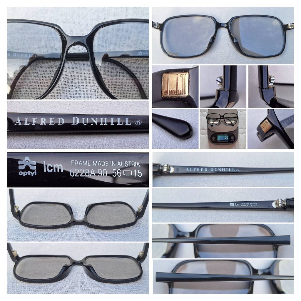 ที่สุดแห่งแว่นตาผู้ดีอังกฤษสายพันธุ์ลอนเดินเนอร์ อัลเฟรด ดันฮิลล์-ALFRED DUNHILL รุ่นคลาสสิก 6228A ตัวแท้ สภาพเทพ เก่าเก็บทศวรรษ 1980 กรอบวัสดุไฮเอนด์–อ็อปทิล–ดำ โคตรเลนส์กระจกคริสตัล ออโต้ ฝรั่งเศส โฟโตโครมิค ปรับความเข้มอัตโนมัติ มองเห็นดวงตาผู้สวมใส่ ป้องกัน UV100% น.น.32g ขนาดมาตรฐาน 142mm
