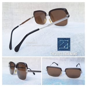 โคตรแว่นตาเก่าแก่ลำดับ 2 ของเยอรมนี เมทซเลอร์ METZLER–ZEISS ตัวแท้ มือหนึ่ง สต็อกเก่าปลายทศวรรษ1960 โมเดลคลาสสิก–โบรว์ไลน์–นายกสโมสร กรอบโลหะราชสีห์เงิน คิ้ว–อะซีเทตเกรดพรีเมียม–สีดาร์กช็อคโกแลต โคตรเลนส์กระจกพระเจ้า CARL ZEISS JENA ที่ได้รับยกย่องว่าดีที่สุดตลอดกาลของชนชาติเยอรมัน ขนาดมาตรฐาน 141mm