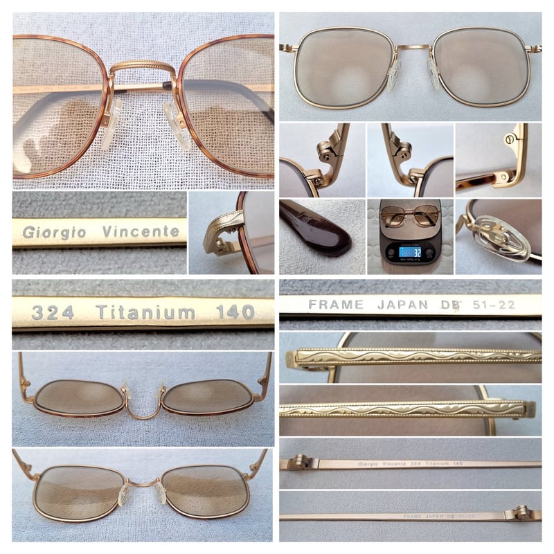 แว่นสายตาแฮนด์คราฟท์–ไบโฟคอลในตำนานศตวรรษที่20 จิออร์จิโอ วินเซนเต้–GIORGIO VINCENTE มือหนึ่ง ทศวรรษ1990 กรอบไทเทเนียมบริสุทธิ์สีทอง โคตรเลนส์กระจกอังกฤษ2ชั้น BIVUE ของ ไวส์แมน–อัลก้า ค่าสายตายาว+275 มองไกล+50 ชัดแจ๋วถึงปลายฟ้า ใช้เป็นแว่นกันแดดได้ในตัว Standard One Size138mm สวมใส่ได้ทุกขนาดใบหน้า แว่นสายตาแฮนด์คราฟท์–ไบโฟคอลในตำนานศตวรรษที่20 จิออร์จิโอ วินเซนเต้–GIORGIO VINCENTE มือหนึ่ง ทศวรรษ1990 กรอบไทเทเนียมบริสุทธิ์สีทอง โคตรเลนส์กระจกอังกฤษ2ชั้น BIVUE ของ ไวส์แมน–อัลก้า ค่าสายตายาว+275 มองไกล+50 ชัดแจ๋วถึงปลายฟ้า ใช้เป็นแว่นกันแดดได้ในตัว Standard One Size138mm สวมใส่ได้ทุกขนาดใบหน้า