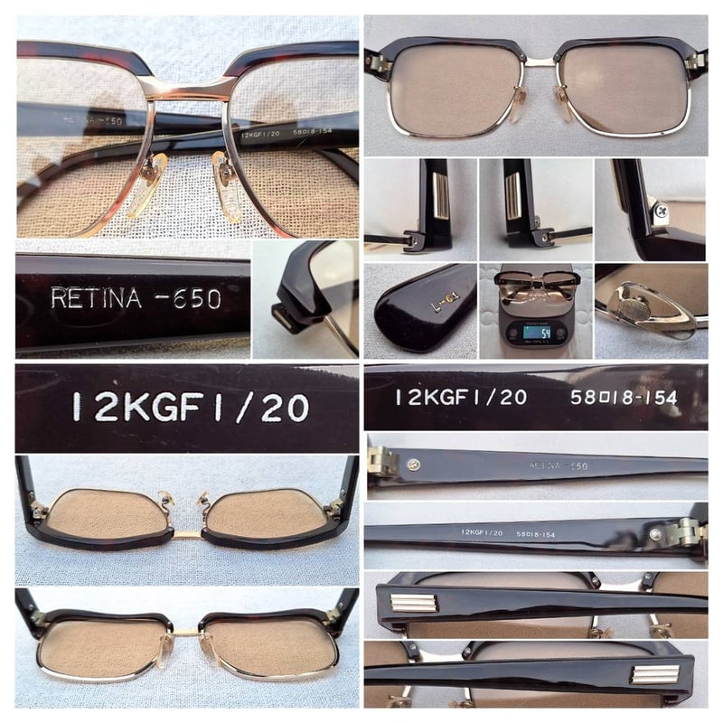 แว่นตาโอเวอร์ไซซ์–โบรว์ไลน์–แฮนด์คราฟท์ยุคโชวะ เรตินา–RETINA มือหนึ่ง สต็อกเก่าทศวรรษ 1970 กรอบทองคำแท้–หุ้ม 12K GF สัดส่วนทองคำบริสุทธิ์ 50% คิ้วและก้านขา–เซลลูลอยด์–ลายกระ–เกรดพรีเมียม เลนส์กระจกคริสตัลฝร้งเศสกันแดด สีน้ำตาล–โกลเดนร็อด ขนาดมาตรฐาน–โอเวอร์ไซซ์ 150mm อุ๊ต๊ะ ! เต็มหน้าเต็มตาดีจริง ๆ แว่นตาโอเวอร์ไซซ์–โบรว์ไลน์–แฮนด์คราฟท์ยุคโชวะ เรตินา–RETINA มือหนึ่ง สต็อกเก่าทศวรรษ 1970 กรอบทองคำแท้–หุ้ม 12K GF สัดส่วนทองคำบริสุทธิ์ 50% คิ้วและก้านขา–เซลลูลอยด์–ลายกระ–เกรดพรีเมียม เลนส์กระจกคริสตัลฝร้งเศสกันแดด สีน้ำตาล–โกลเดนร็อด ขนาดมาตรฐาน–โอเวอร์ไซซ์ 150mm อุ๊ต๊ะ ! เต็มหน้าเต็มตาดีจริง ๆ