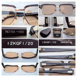 แว่นตาโอเวอร์ไซซ์–โบรว์ไลน์–แฮนด์คราฟท์ยุคโชวะ เรตินา–RETINA มือหนึ่ง สต็อกเก่าทศวรรษ 1970 กรอบทองคำแท้–หุ้ม 12K GF สัดส่วนทองคำบริสุทธิ์ 50% คิ้วและก้านขา–เซลลูลอยด์–ลายกระ–เกรดพรีเมียม เลนส์กระจกคริสตัลฝร้งเศสกันแดด สีน้ำตาล–โกลเดนร็อด ขนาดมาตรฐาน–โอเวอร์ไซซ์ 150mm อุ๊ต๊ะ ! เต็มหน้าเต็มตาดีจริง ๆ แว่นตาโอเวอร์ไซซ์–โบรว์ไลน์–แฮนด์คราฟท์ยุคโชวะ เรตินา–RETINA มือหนึ่ง สต็อกเก่าทศวรรษ 1970 กรอบทองคำแท้–หุ้ม 12K GF สัดส่วนทองคำบริสุทธิ์ 50% คิ้วและก้านขา–เซลลูลอยด์–ลายกระ–เกรดพรีเมียม เลนส์กระจกคริสตัลฝร้งเศสกันแดด สีน้ำตาล–โกลเดนร็อด ขนาดมาตรฐาน–โอเวอร์ไซซ์ 150mm อุ๊ต๊ะ ! เต็มหน้าเต็มตาดีจริง ๆ