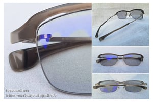 แว่นตาแฮนด์คราฟท์ชั้นสูงของญี่ปุ่น โฟร์นายส์–999.9 รุ่น M–31 ตัวแท้ สภาพเทพ คอลเลคชันฤดูใบไม้ผลิ ค.ศ.2014 กรอบไทเทเนียมบริสุทธิ์+เซลูโลสโพรพิโอเนต–CP เลนส์ออโต้โพลีคาร์บอเนท ปรับสีอัตโนมัติ ป้องกัน UV100% บานพับ Gyaku–R ลิขสิทธิ์ของโฟร์นายส์ น.น.เบาพิเศษ 21g ขนาดมาตรฐาน–Standard One Size 147mm