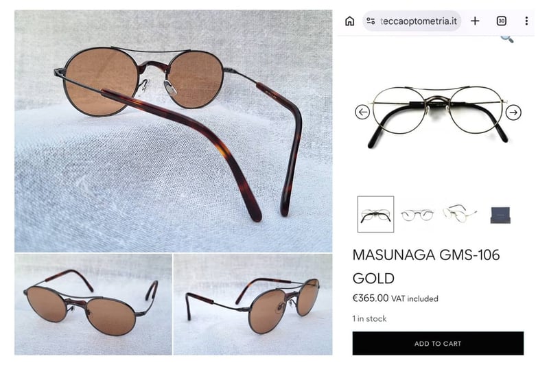 ฉลองพระเนตรแห่งองค์จักรพรรดิ มาซูนากะ–MASUNAGA GMS–106 รุ่นประวัติศาสตร์คว้ารางวัลชนะเลิศแว่นตาโลก ซิลโม ทองคำ อวอร์ด–Silmo d'Or Awar2015 โคตรเลนส์กระจกพระเจ้า คาร์ล ไซส์ เยนา–CARL ZEISS JENA ที่ได้รับยกย่องว่าดีที่สุดตลอดกาลของชนชาติเยอรมัน ขนาดมาตรฐาน–Standrad One Size136mm สวมใส่ได้ทุกขนาดใบหน้า