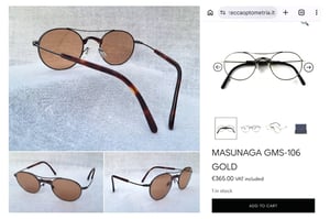 ฉลองพระเนตรแห่งองค์จักรพรรดิ มาซูนากะ–MASUNAGA GMS–106 รุ่นประวัติศาสตร์คว้ารางวัลชนะเลิศแว่นตาโลก ซิลโม ทองคำ อวอร์ด–Silmo d'Or Awar2015 โคตรเลนส์กระจกพระเจ้า คาร์ล ไซส์ เยนา–CARL ZEISS JENA ที่ได้รับยกย่องว่าดีที่สุดตลอดกาลของชนชาติเยอรมัน ขนาดมาตรฐาน–Standrad One Size136mm สวมใส่ได้ทุกขนาดใบหน้า