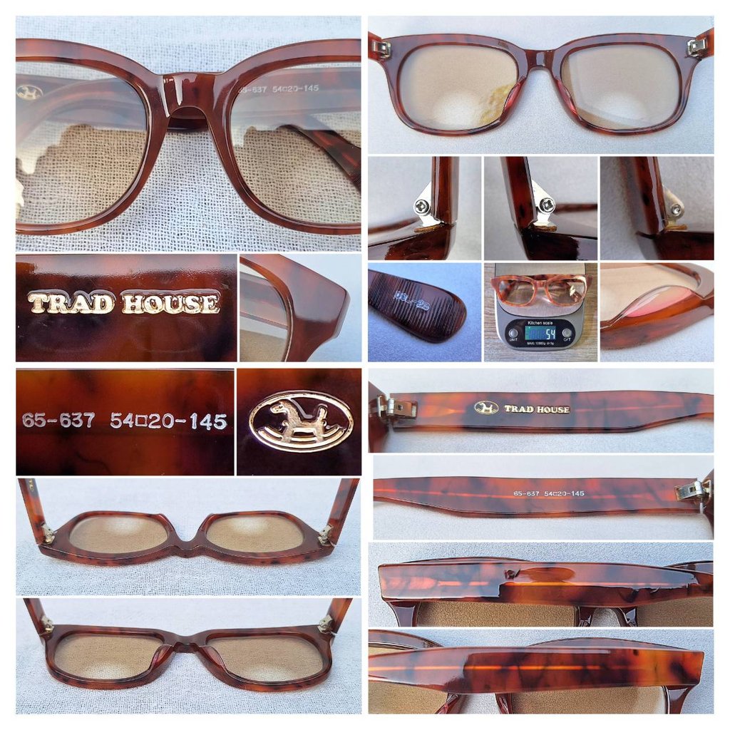 แว่นตาแฮนด์คราฟท์ในตำนานศตวรรษที่ 20 เทรดเฮาส์–TRAD HOUSE ตัวแท้ มือหนึ่ง สต็อกเก่าทศวรรษ 1990  โมเดลเวลลิงตัน–กรอบหนา–ก้านขาอ้วน เลนส์กระจกอังกฤษ 2 ชั้น ไบวิว–BIVUE โดย แมกซ์ ไวส์แมน ผู้ให้กำเนิด อัลก้า ค่าสายตายาว +275 มองไกล +50 ชัดแจ๋วถึงขอบฟ้า ใช้เป็นแว่นกันแดดได้ในตัว ขนาดมาตรฐานโมเดลนี้ 145mm