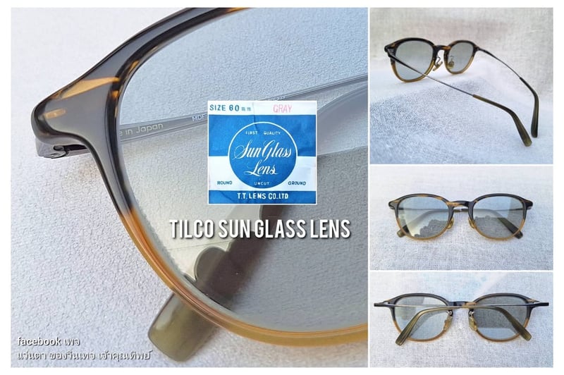 แว่นตาพรีเมียมคอลเคชั่นที่ดีที่สุดของ จินส์ เจแปน : เซลลูลอยด์ พบ ซาบาเอะ–JINS JAPAN : Celluloid Meet Sabae Collection สภาพเทพ เก่าเก็บทศวรรษ2010 โมเดลคลาสสิก–บอสซิงตัน เลนส์กระจกคริสตัลญี่ปุ่นล้ำค่า ทิลโก้–TILCO by T.T. Lens Co., Ltd มองเห็นดวงตาผู้สวมใส่ น.น.26g ขนาดมาตรฐาน–Standard One Size 140mm