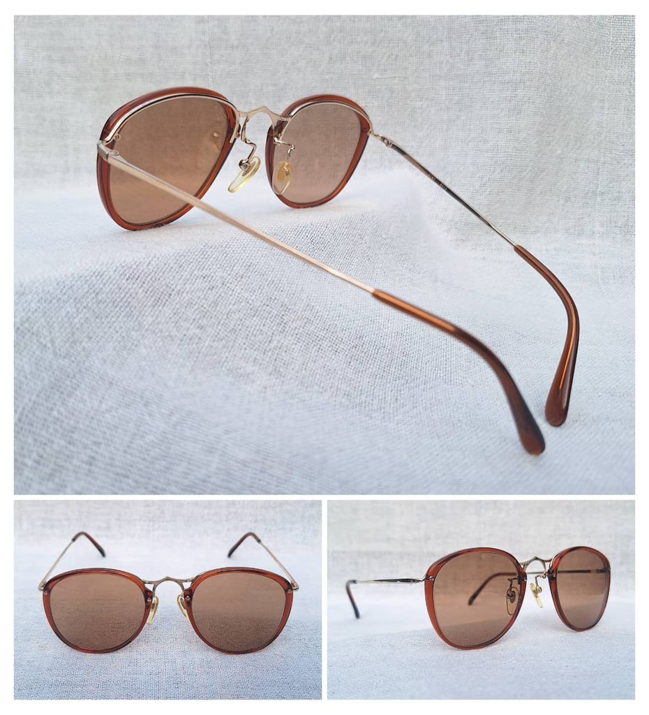 แว่นตาทองคำแท้–หุ้ม 12K GF สัดส่วนทองคำบริสุทธิ์ 50% เคนท์–KENT ตัวแท้ สภาพเทพ เก่าเก็บทศวรรษ 1980 อลังการงานสร้างโดยช่างฝีมือยุคโชวะ โคตรเลนส์กระจกคริสตัลพระเจ้า CARL ZEISS JENA ที่ได้รับยกย่องว่าดีที่สุดตลอดกาลของชนชาติเยอรมัน มองเห็นดวงตา น.น.27g ขนาดมาตรฐานโมเดลนี้ 131mm ไม่เล็ก สวมใส่สบายๆ แว่นตาทองคำแท้–หุ้ม 12K GF สัดส่วนทองคำบริสุทธิ์ 50% เคนท์–KENT ตัวแท้ สภาพเทพ เก่าเก็บทศวรรษ 1980 อลังการงานสร้างโดยช่างฝีมือยุคโชวะ โคตรเลนส์กระจกคริสตัลพระเจ้า CARL ZEISS JENA ที่ได้รับยกย่องว่าดีที่สุดตลอดกาลของชนชาติเยอรมัน มองเห็นดวงตา น.น.27g ขนาดมาตรฐานโมเดลนี้ 131mm ไม่เล็ก สวมใส่สบายๆ