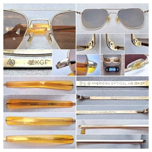 ราชันย์แห่งแว่นตาเสืออากาศยุคสงครามเวียดนาม เอโอ 12K GF–AO American Optical ตัวแท้ สภาพเทพ เก่าเก็บทศวรรษ 1960 กรอบทองคำแท้–หุ้ม 12K GF สัดส่วนทองคำบริสุทธิ์ 50% โคตรเลนส์กระจกคริสตัลพระเจ้าล้ำค่า CARL ZEISS JENA ที่ได้รับยกย่องว่าดีที่สุดตลอดกาลของชนชาติเยอรมัน ขนาดมาตรฐาน–Standard One Size 139mm ราชันย์แห่งแว่นตาเสืออากาศยุคสงครามเวียดนาม เอโอ 12K GF–AO American Optical ตัวแท้ สภาพเทพ เก่าเก็บทศวรรษ 1960 กรอบทองคำแท้–หุ้ม 12K GF สัดส่วนทองคำบริสุทธิ์ 50% โคตรเลนส์กระจกคริสตัลพระเจ้าล้ำค่า CARL ZEISS JENA ที่ได้รับยกย่องว่าดีที่สุดตลอดกาลของชนชาติเยอรมัน ขนาดมาตรฐาน–Standard One Size 139mm