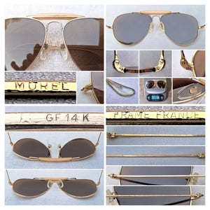 1 ในโคตรแว่นตาเก่าแก่และดีที่สุดของฝรั่งเศส ราคานักศึกษา ป.โท โมเรล–MOREL ทศวรรษ1970 ตัวแท้ สภาพวินเทจใช้งานถนอม กรอบทองคำแท้–หุ้ม 14KGF สัดส่วนทองคำบริสุทธ์58.33% โมเดลนักบิน–แมคอาร์เธอร์–เอาท์ดอร์สแมน โคตรเลนส์กระจกพระเจ้า คาร์ล ไซส์ เยนา ที่ได้รับยกย่องว่าดีที่สุดตลอดกาลของชนชาติเยอรมัน ขนาด138mm