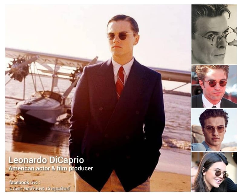 แว่นสายตาแฮนด์คราฟท์–ไบโฟคอลในตำนานศตวรรษที่ 20 จิออร์จิโอ วินเซนเต้–GIORGIO VINCENTE มือหนึ่ง ทศวรรษ 1990 กรอบไทเทเนียมบริสุทธิ์สีทอง โคตรเลนส์กระจกอังกฤษ 2 ชั้น BIVUE ของ ไวส์แมน–อัลก้า ค่าสายตายาว +275 มองไกล +50 ชัดแจ๋วถึงปลายฟ้า ใช้เป็นแว่นกันแดดได้ในตัว ขนาดมาตรฐาน–Standard One Size 138mm