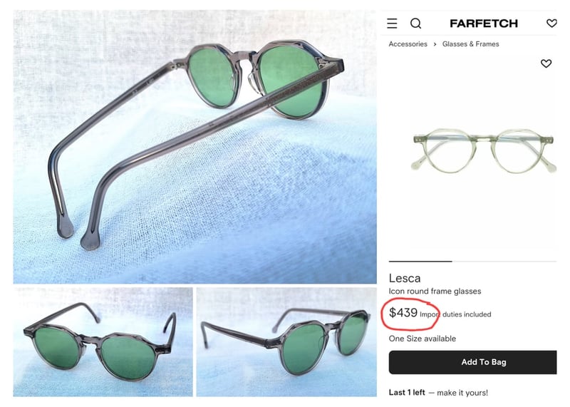 ที่สุดแห่งแว่นตาปาริเซียนแฮนด์คราฟท์ทศวรรษ 2000 เลสก้า–LESCA ตัวแท้ สภาพเทพ งามกริ๊บ ผลงานของ โจเอล เลสก้า บรมครูแว่นตาชาวฝรั่งเศส โมเดลคลาสสิค–มงกุฎ–หยดน้ำ–แพนโต้ เลนส์กระจกคริสตัลฝรั่งเศส สีเขียวธรรมชาติ น.น.31g ขนาดมาตรฐานโมเดลนี้ 132mm เหมาะสำหรับคนใบหน้าขนาดกลาง–เล็ก ไม่เหมาะสำหรับคนใบหน้าใหญ่ ที่สุดแห่งแว่นตาปาริเซียนแฮนด์คราฟท์ทศวรรษ 2000 เลสก้า–LESCA ตัวแท้ สภาพเทพ งามกริ๊บ ผลงานของ โจเอล เลสก้า บรมครูแว่นตาชาวฝรั่งเศส โมเดลคลาสสิค–มงกุฎ–หยดน้ำ–แพนโต้ เลนส์กระจกคริสตัลฝรั่งเศส สีเขียวธรรมชาติ น.น.31g ขนาดมาตรฐานโมเดลนี้ 132mm เหมาะสำหรับคนใบหน้าขนาดกลาง–เล็ก ไม่เหมาะสำหรับคนใบหน้าใหญ่