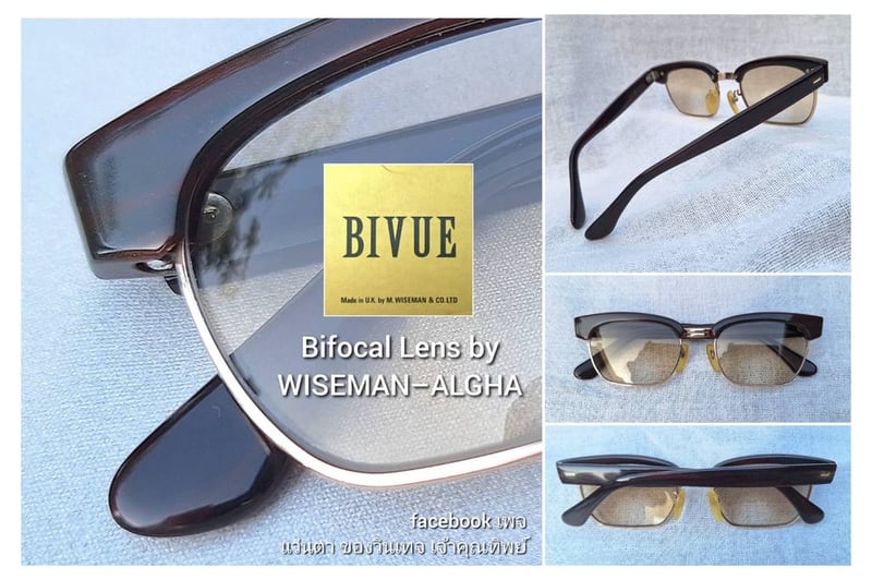 แว่นสายตาไบโฟคอล–เลนส์สองชั้น กรอบทองคำแท้–หุ้ม 12K GF สัดส่วนทองคำบริสุทธิ์ 50% แห่งยุคโชวะ ราคานักศึกษา ป.โท เจแปนิส โบรว์ไลน์ กลาสเซส–JAPANESE BLOWLINE GLASSES เลนส์กระจกคริสตัล 2 ชั้น BIVUE by MAX WISEMAN บิดาผู้ให้กำเนิด ALGHA ค่าสายตายาว +275 มองไกล +50 ชัดแจ๋วถึงปลายฟ้า ขนาดมาตรฐาน 139mm แว่นสายตาไบโฟคอล–เลนส์สองชั้น กรอบทองคำแท้–หุ้ม 12K GF สัดส่วนทองคำบริสุทธิ์ 50% แห่งยุคโชวะ ราคานักศึกษา ป.โท เจแปนิส โบรว์ไลน์ กลาสเซส–JAPANESE BLOWLINE GLASSES เลนส์กระจกคริสตัล 2 ชั้น BIVUE by MAX WISEMAN บิดาผู้ให้กำเนิด ALGHA ค่าสายตายาว +275 มองไกล +50 ชัดแจ๋วถึงปลายฟ้า ขนาดมาตรฐาน 139mm