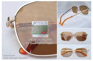 แว่นตาปารีเซียนลักซ์ชัวรีแบรนด์เก่าแก่ 154 ปี เอส.ที.ดูปองท์–S.T.DUPONT ตัวแท้ สภาพเทพ เก่าเก็บปลายทศวรรษ 1980 กรอบทองคำแท้–หุ้ม12KGF สัดส่วนทองคำบริสุทธิ์ 50% เลนส์กระจกคริสตัลญี่ปุ่นคุณภาพสูง UNION COLOR LENS by Union Optical Co., Ltd สีน้ำตาลตอร์ติญ่า ป้องกัน UV100% น.น.36g ขนาดมาตรฐาน 144mm