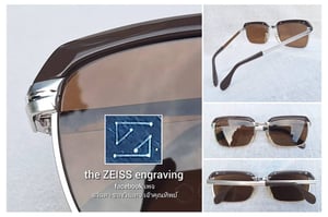 โคตรแว่นตาเก่าแก่ลำดับ 2 ของเยอรมนี เมทซเลอร์ METZLER–ZEISS ตัวแท้ มือหนึ่ง สต็อกเก่าทศวรรษ 1970 โมเดลคลาสสิก–สี่เหลี่ยมผืนผ้า–โบรว์ไลน์ โคตรเลนส์กระจกคริสตัลพระเจ้าอันล้ำค่า CARL ZEISS JENA ที่ได้รับยกย่องว่าดีที่สุดตลอดกาลของชนชาติเยอรมัน น.น.41g ขนาดมาตรฐานโมเดลนี้ 137mm ไม่เล็ก สวมใส่กำลังดี