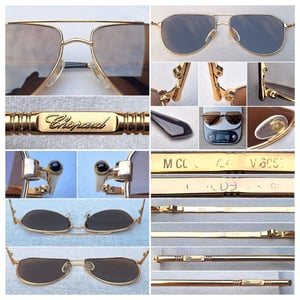 แว่นตาลักซ์ชัวรีแบรนด์สวิสรุ่นที่หายากที่สุด โชปาร์ด–CHOPARD 6051 กรอบทอง 23KGP สีน้ำผึ้ง–Honey Gold Frame ประดับอัญมณีพลอยไพลิน 2 เม็ด สนธิกำลังกับโคตรเลนส์กระจกพระเจ้า คาร์ล ไซส์ เยนา ที่ได้รับยกย่องว่าดีที่สุดตลอดกาลของชนชาติเยอรมัน ขนาดมาตรฐาน–ใหญ่ 150mm สวมใส่ได้ทุกขนาดใบหน้า แว่นตาลักซ์ชัวรีแบรนด์สวิสรุ่นที่หายากที่สุด โชปาร์ด–CHOPARD 6051 กรอบทอง 23KGP สีน้ำผึ้ง–Honey Gold Frame ประดับอัญมณีพลอยไพลิน 2 เม็ด สนธิกำลังกับโคตรเลนส์กระจกพระเจ้า คาร์ล ไซส์ เยนา ที่ได้รับยกย่องว่าดีที่สุดตลอดกาลของชนชาติเยอรมัน ขนาดมาตรฐาน–ใหญ่ 150mm สวมใส่ได้ทุกขนาดใบหน้า