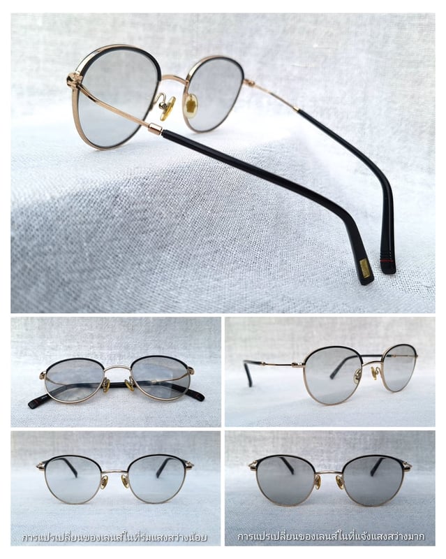 1 ในแว่นตาเก่าแก่และดีที่สุดของฝรั่งเศส โมเรล–MOREL ตัวแท้ สภาพเทพ เก่าเก็บทศวรรษ 1990 ผลงานสร้างเจเนอเรชั่นที่ 2 ของ มาเรียส โมเรล บุตรชายของจูเลส เลนส์กระจกคริสตัลฝรั่งเศส ปรับสีอัตโนมัติ น.น.25g ขนาดมาตรฐาน–Standard One Size 128–145 mm ผลิตไซฅ์เดียว สวมใส่ได้ทุกขนาดใบหน้า