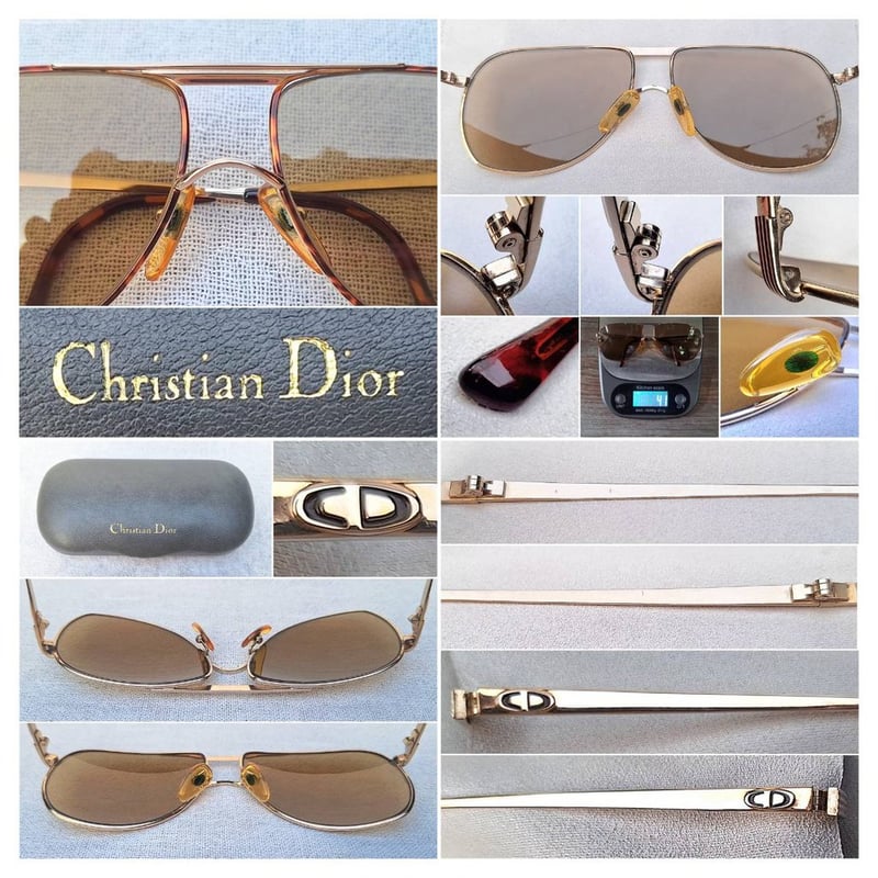 แว่นตาฝรั่งเศสแถวหน้าของโลก คริสเตียน ดิออร์ ปารีส–CHRISTIAN DIOR PARIS รุ่นหายาก 2553 40 ตัวแท้ สภาพเทพ เก่าเก็บทศวรรษ 1980 สนธิกำลังกับโคตรเลนส์กระจกคริสตัลอิตาเลียนวินเทจ ซาฟิโร–SAFILO สีน้ำตาล–ตอร์ติญ่า งดงามมาก ป้องกัน UV100% ขนาดมาตรฐาน–ใหญ่ 145mm
