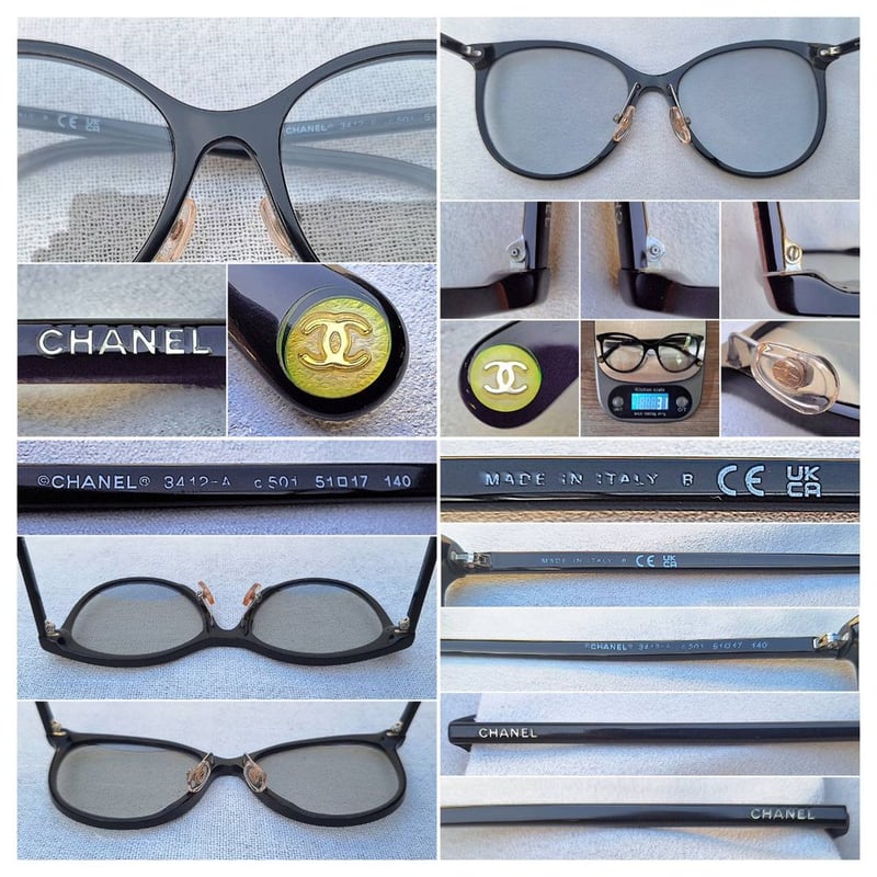 ที่สุดแห่งแว่นตาลักซ์ชัวรีแบรนด์ฝรั่งเศสแถวหน้าของโลก ชาแนล–CHANEL รุ่น 3412–A ตัวแท้ สภาพเทพ เก่าเก็บ ค.ศ.2021 กรอบวัสดุไฮเอนด์–อะซีเทต–อนุพันธุ์เส้นใยพืช–ดำ เลนส์กระจกคริสตัลออโต้ฝรั่งเศส สีเทา–สว่าง ปรับความเข้มอัตโนมัติ ขนาดมาตรฐาน–Standard One Size 131mm ผลิตไซซ์เดียว สวมใส่ได้ทุกขนาดใบหน้า ที่สุดแห่งแว่นตาลักซ์ชัวรีแบรนด์ฝรั่งเศสแถวหน้าของโลก ชาแนล–CHANEL รุ่น 3412–A ตัวแท้ สภาพเทพ เก่าเก็บ ค.ศ.2021 กรอบวัสดุไฮเอนด์–อะซีเทต–อนุพันธุ์เส้นใยพืช–ดำ เลนส์กระจกคริสตัลออโต้ฝรั่งเศส สีเทา–สว่าง ปรับความเข้มอัตโนมัติ ขนาดมาตรฐาน–Standard One Size 131mm ผลิตไซซ์เดียว สวมใส่ได้ทุกขนาดใบหน้า